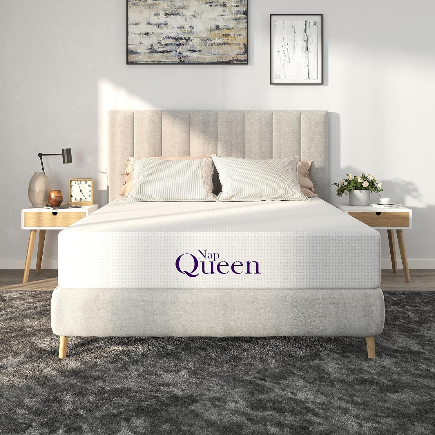 Listing image for NapQueen 8 Inch Full Size Mattress, Bamboo Charcoal Memory Foam